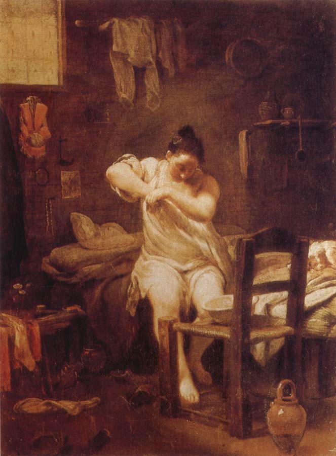 Giuseppe Maria Crespi The Flea